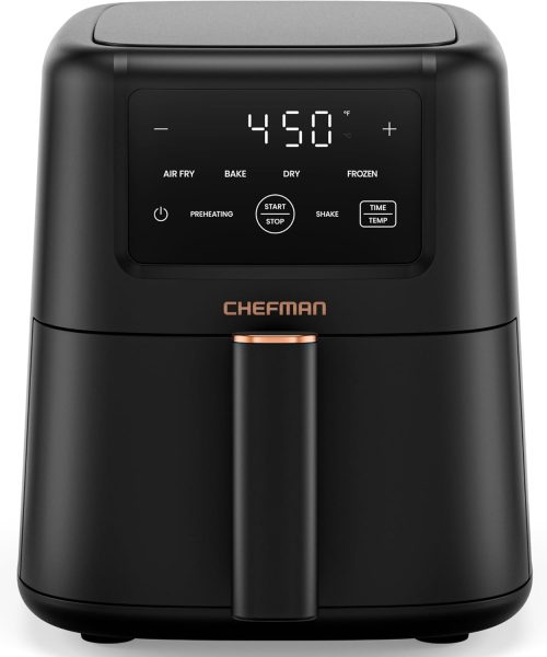 Chefman Compact Air Fryer 3.5 QT - Slim Design Fits Small Kitchens.