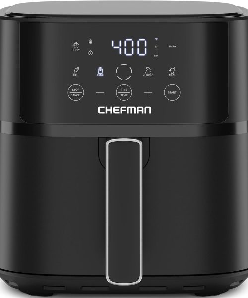 Chefman Air Fryer – 6 QT Compact Airfryer for Quick & Easy Meals in Minutes.6quart - No Window