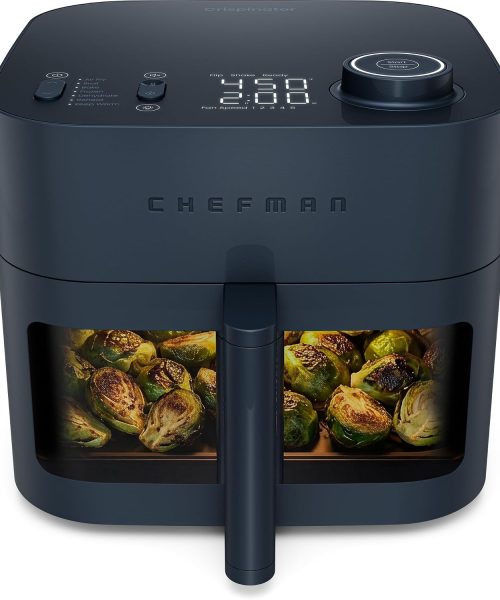 Chefman Crispinator Air Fryer 7-in-1 with 8 Qt Capacity.
